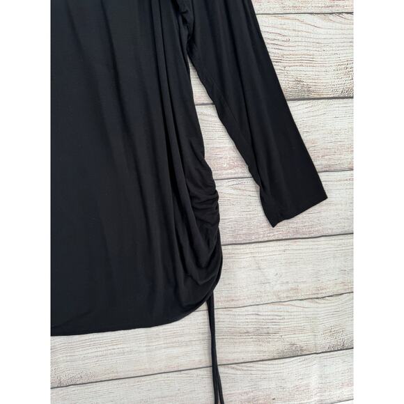 Torrid Iron Man I Love You 3000 Tunic Hoodie Women's 3X Black Cinch Side - Picture 7 of 10